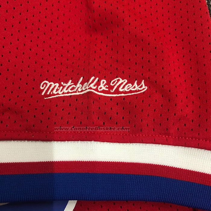Maglia Manica Corta Philadelphia 76ers Allen Iverson NO 3 Rosso